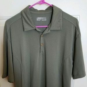 Nike Golf Dry Fit Olive X-Large Men Shirt